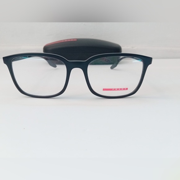 New Authentic- Prada Linea Rossa PS 05MV 1BO1O1 53 Men's Eyeglasses - Picture 4 of 10